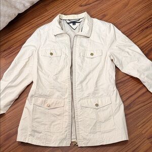 Tommy Hilfiger Women's Cream Utility Jacket
